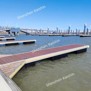 Customizable Portable Aluminum Floating Dock with Rubber Fender and 500mm