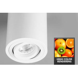 Black Ceiling Round Surface Mounted Downlight Adjustable For Showroom