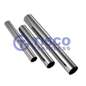 China Round 301L 904l Stainless Steel Seamless Pipe Astm A312 316l For Natural Gas on sale