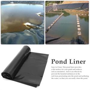 Cheap HDPE Geomembrane for Tilapia Plastic Terpal Kolam Circular Fish Farming in 1m-8m Width for sale