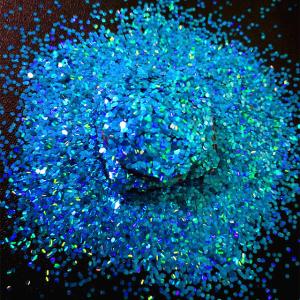 OEM/ODM Printing 1kg Bag Package Holographic Stripe Glitter Powder for