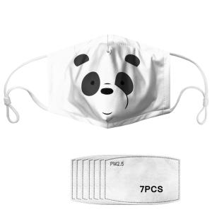 Cartoon Washable Kids Dust Face Mask With PM2.5 filter