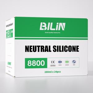 China High Stability Silicone Neutral Glass Glue Customized For Plastic Steel Plate on sale