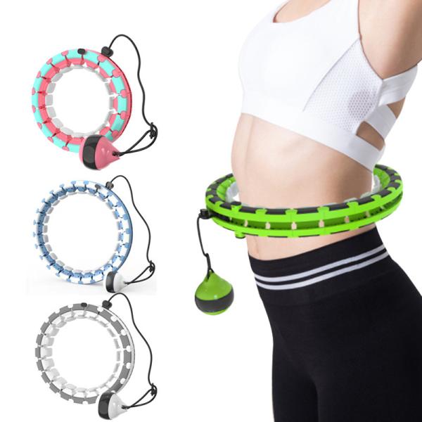Quality Unisex Adjustable Weighted Fitness Hoop Comprehensive Fitness Exercise wholesale