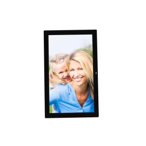 13.3 Inch IPS Panel Digital Photo Frames with USB2.0*1 Port and Plastic Material