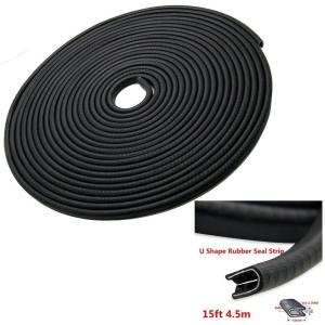Engine Cover Edge Trim Noise Car Door and Window Rubber Strip Seal with Custom