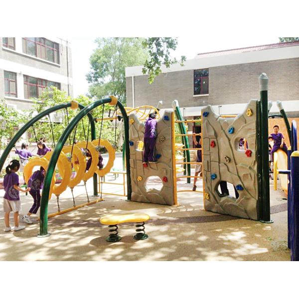 3--12 Age Kids Rope Playground Equipment / Playtime Playground Equipment Anti UV