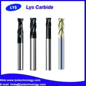 Cheap various 4 flute solid carbide R general end mills for sale