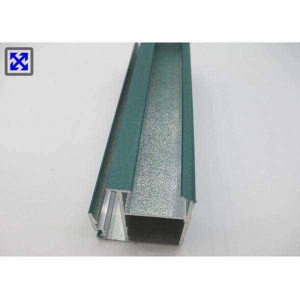 Quality Green Coated Wardrobe Aluminium Profile T5 State Excellent Machinability wholesale