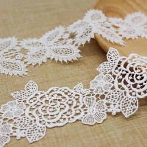 Cluny Flower 7cm Polyester Embroidery Lace Trim