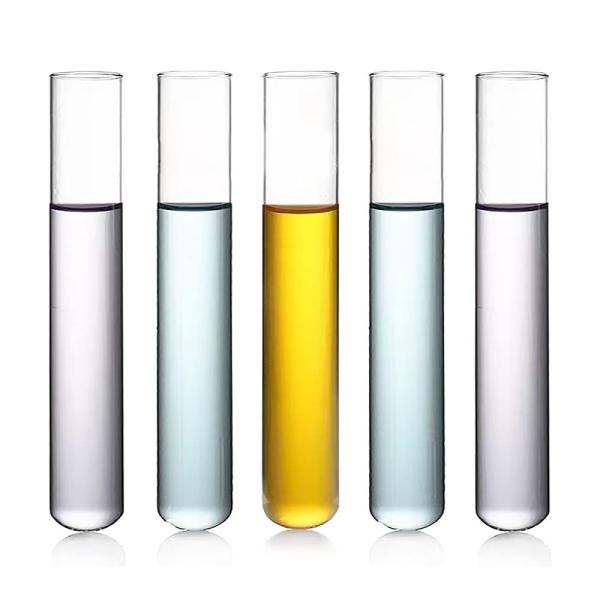 Test Tubes, 50ml - Borosilicate 3.3 Glass - 1.2mm Thick Walls, Beaded Rim -