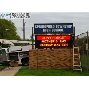 Cheap High Consistency P10 Outdoor LED Displays SMD2727 For Shopping Mall , 1/ 2Scan Full color 90-240V for sale