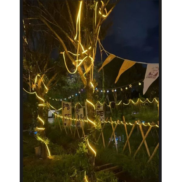 Warm White Solar Fairy String Lights with 72-Hour Runtime and 2000mAh-5000mAh