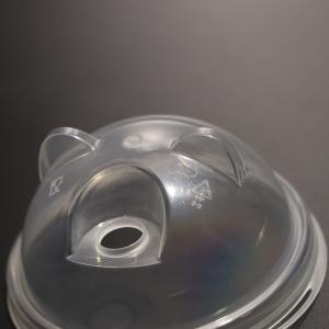 Flexible Plastic Drinking Cup Lid with Screw or Snap On Closure