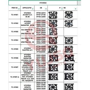 12V Radiator Fan for Hyundai Accent 2006-2009 OEM 97730-1E000