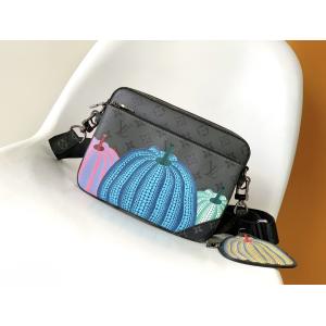 LV x YK Trio Monogram Unisex Branded Mens Bag M46358 Street Style Collaboration