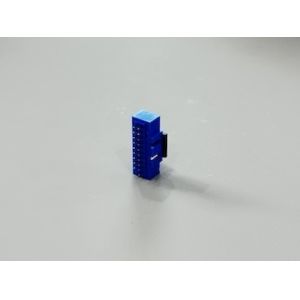 20-Pin IDC Dual-Row Enclosed Male Connector, Pin-Header Type, Exposed 3.2mm,