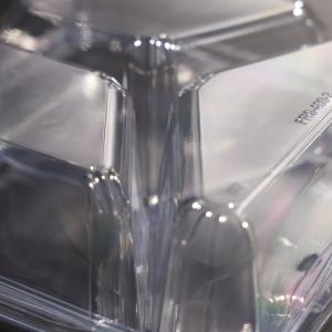 Leak Proof Square Clear PET Food Containers for Freezing