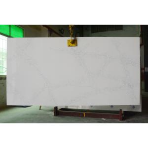 Engineered 30 MM Calacatta Quartz Stone For Indoor Decoration Materials