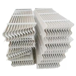 Cheap Vane Type Mist Eliminator PTFE PP RPP FRP With Vertical Gas Flow for sale