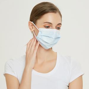 S&J Premium Non-woven Disposable 3 ply Face Mask Medical Fluid Resistant 3-layer