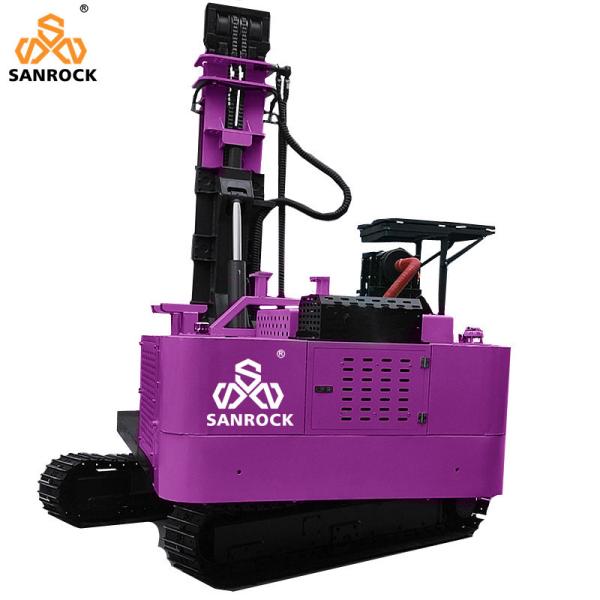 Multifunction Pile Driver Machine Portable Solar Pile Ramming Machine Ground