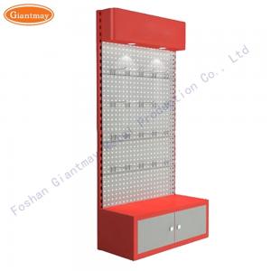 Cheap Hardware Products Display Rack Shelf with Hooks Exhibition Stand for sale