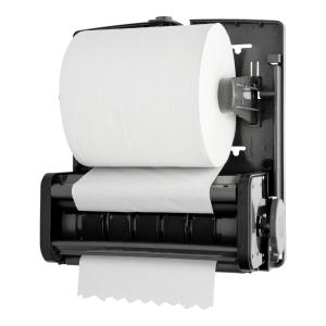 Mechanical Auto Cut Roll Paper Towel Dispenser for 20cm wide roll, white color,