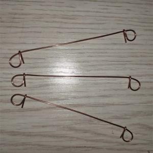 Cheap 1.5x110mm Carbon Steel Double Loop Rebar Tie Wire 2000pcs for sale