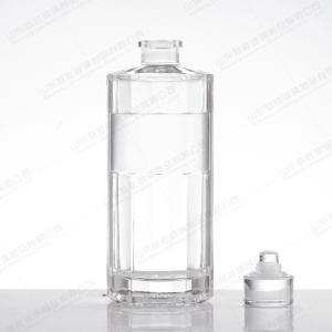 Transparent Wine Glass Bottle 250ml 500ml 700ml for Glass Bottle Surface