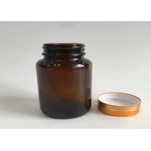 60ml Glass Brown Medicine Bottles AS And PP Material With Aluminium Screw Cap