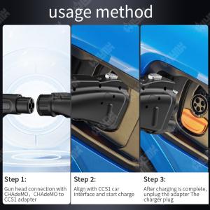 Olink Chademo to Ccs1 Adapter for Nissan Leaf 200A 1000V DC Fast EV Charging