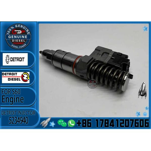 Engine 6067GU60 For Detroit Diesel Fuel Injector R5234940 5234940 For Ford, Freightliner, Kenworth, Peterbilt, VOL, We