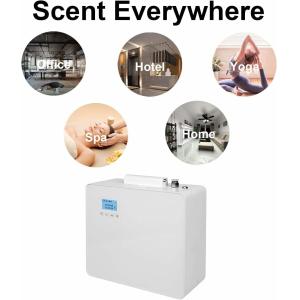 HOMEFISH 800ml Big Essential Oil Diffuser For Office Desk Coverage 2500m3-4000m3