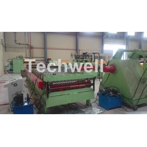 Aluminium Corrugated Sheet Roof Roll Forming Machine High Speed 10-15m / Min