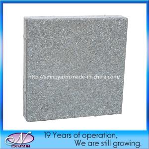 Water Permeable Ceramic Paving Stone Tile for Driveway and Walkways in Common Grey