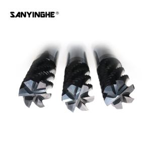 HRC50 55 CNC Roughing End Mill Carbide Rough Milling Cutter Machine Cutting Tool