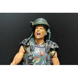Camouflage Soldier Action Figures , Army Action Figures With Screaming Face