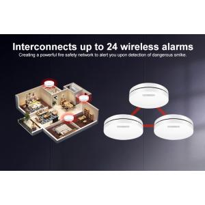 3 Year Battery Wireless Interconnected Smoke Detector Fire Alarm Sensor
