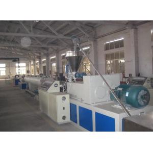 High Output PVC Pipe Production Line Double Screw Extruder Low Electric