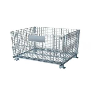 1200Kgs Metal Mesh Container , L1000mm Wire Container Storage Cages