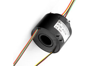 China Low Electrical Noise Hollow Shaft Slip Ring IP54 380VAC Voltage Various Sizes on sale