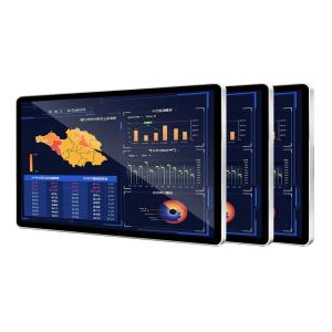Thin Comercial Hmi Front Open Frame Embedded Ip65 Wall Mount Screen Monitor