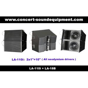 400W Line Array Speaker With 2x1"+10" Neodymium Drivers