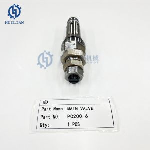 China Komatsu PC70 PC75 PC120-7 PC130 PC200-6 Relief Valve for Construction Machinery Excavator Spare Parts Relief Valve on sale