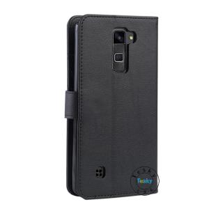 book type pu leather case cover with card holder and stand function for LG