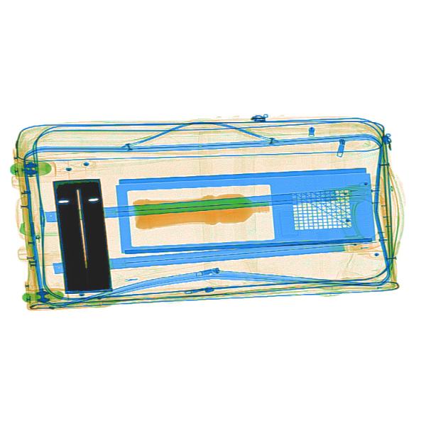 High resolution dual energy X Ray Baggage Scanner with dual console