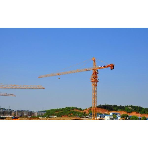 8 Tons Potain Tower Crane QTZ80(6010) with 60M Jib length And 125X125X12 Welded