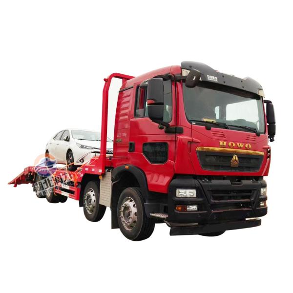Hot Selling Large Capacity HOWO Flat Transport Vehicle Low Flatbed Truck