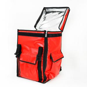 Cheap Scooter Takeaway Delivery 50L Thermal Reusable Cooler Bag with Aluminum Foil Insulation for sale